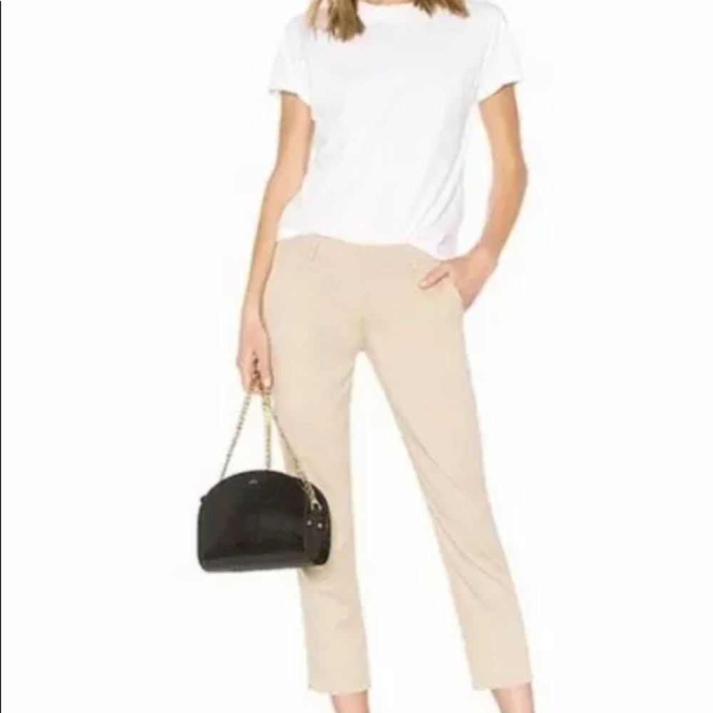 Joie Golda crop ankle pants in white